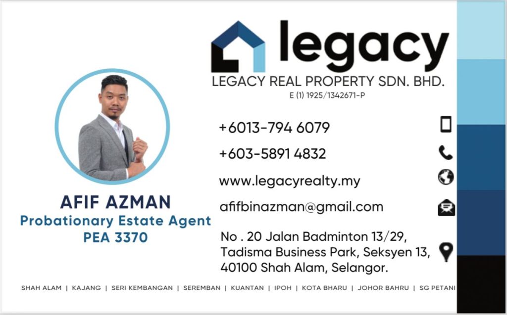 Afif Azman Ejen Hartanah Johor PEA3370